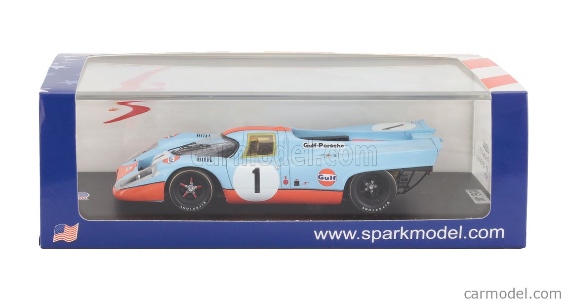 Porsche 917K Spark 1:43 - Vainqueur Sebring 12H 1971, Elford/Larrousse, Martini Racing