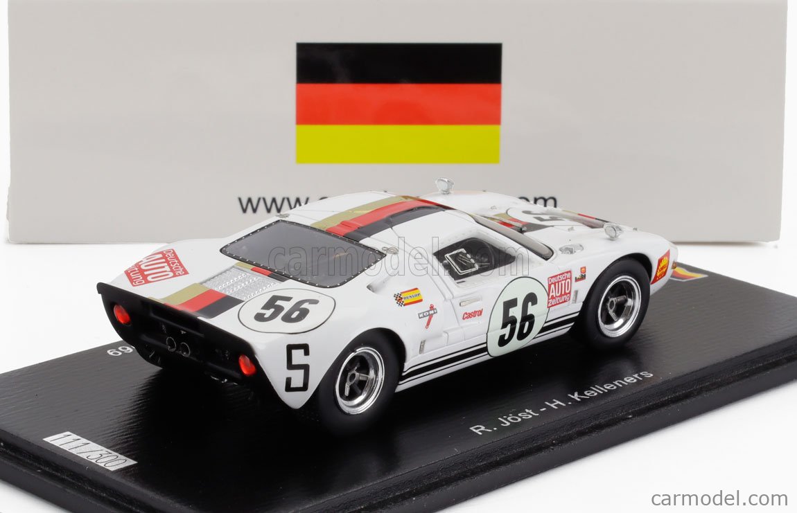 シェルビーコレクティブルズ1:181966フォード GT40 MKII ホワイト Amazon.com: Shelby Collectibles 1966 Ford GT-40 MK II #98