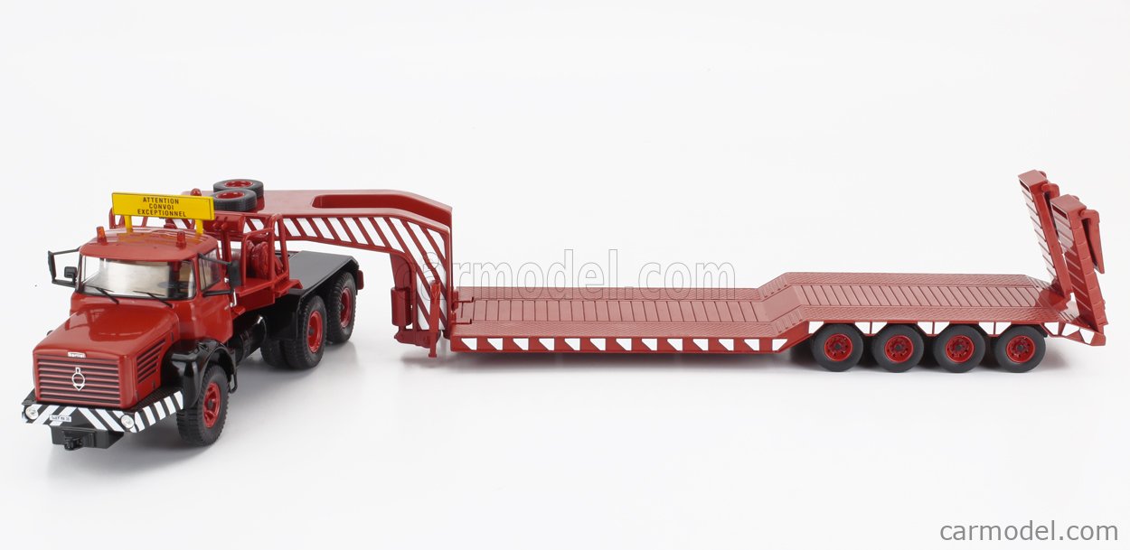 Miniature BERLIET TB 015 M3 6x4 avec porte engin 4 Essieux TRANSPORT