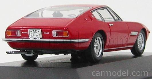 MINICHAMPS 400123321 Scale 1/43 | MASERATI GHIBLI COUPE 1969 RED