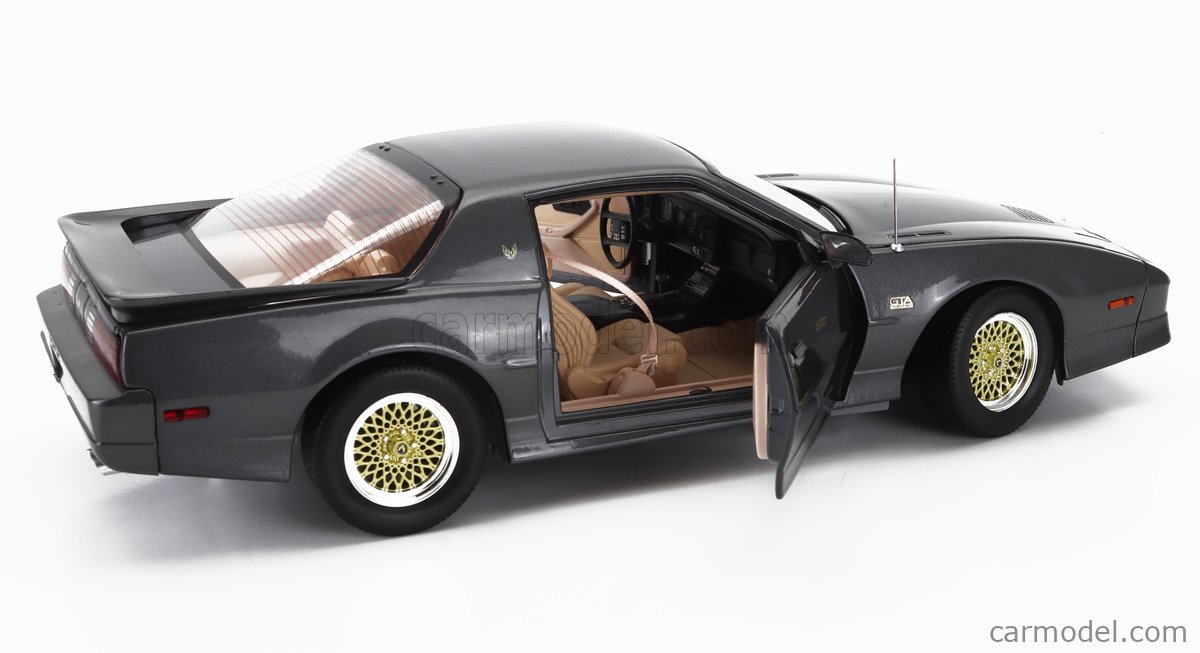 Greenlight 13689 Firebird Trans Am 1989 Greenlight 1989 Pontiac Firebird Trans Am GTA Gris Moyen Modèle Diecast Pontiac Gris 1989 échelle 1:18