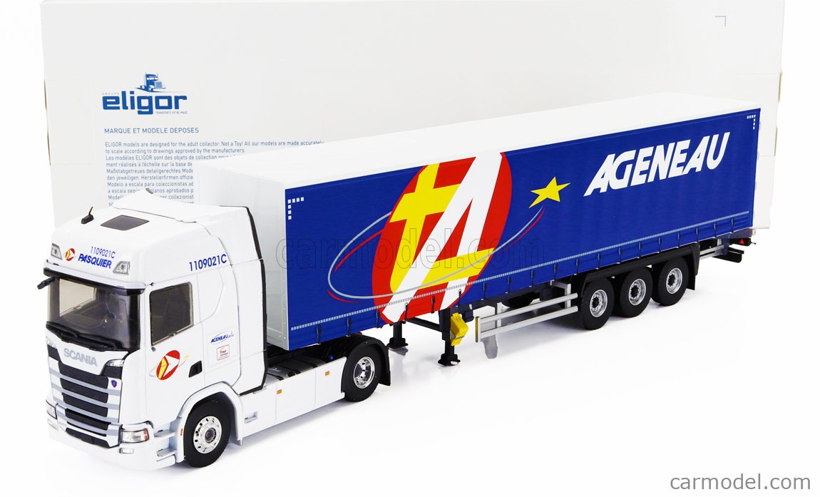 CAMION SCANIA S500 FRIGO CHEREAU TPS TFMO DE MARQUE ELIGOR LBS ECHELLE 1/43 | Achetez sur