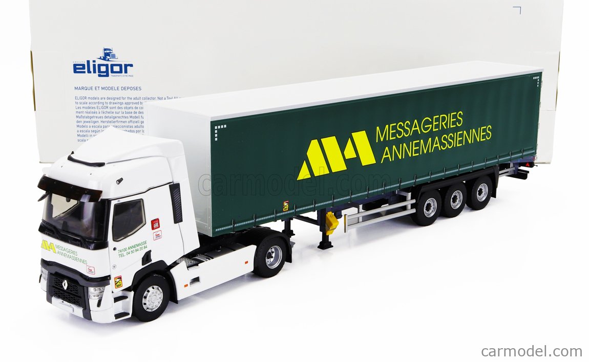 ELIGOR, RENAULT T460 4x2 avec remorque bâchée 3 Essieux sécurité civile