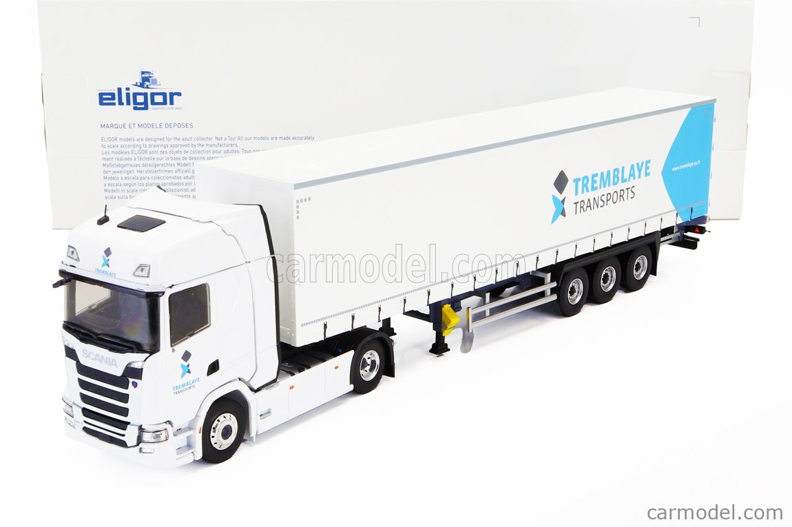 SCANIA 500 S Remorque Tautliner Tremblaye Transports Eligor 1:43 - Réf 118247