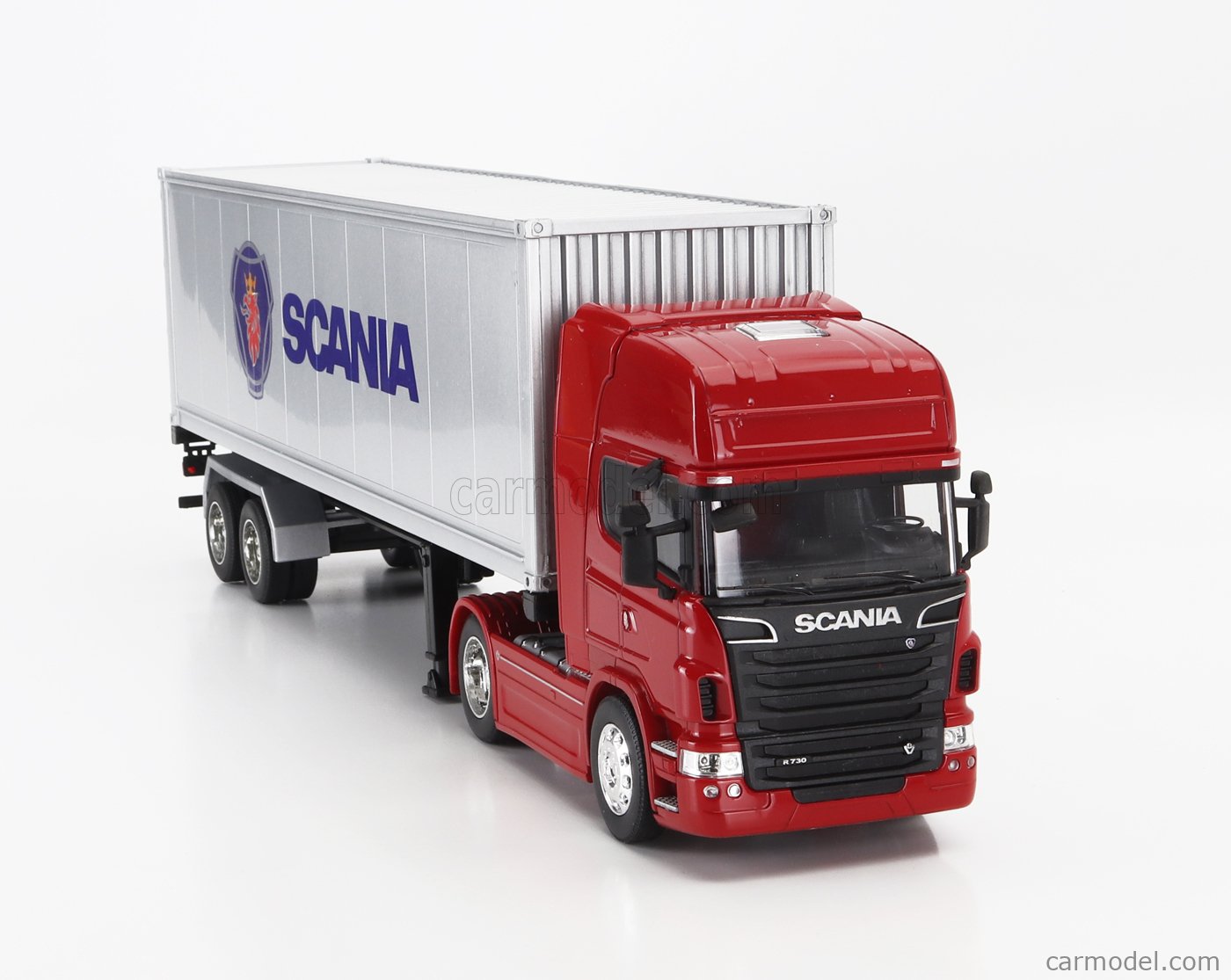 WELLY WE32671R Masstab: 1/32 | SCANIA R730 V8 TRUCK CASSONATO 2015 RED ...
