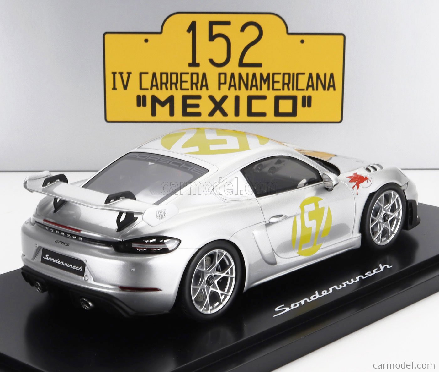 ミニカー spark porsche carrera 4 rs lightweight Spark-Model 2021 Porsche 718 Cayman GT4 RS (982) w/ Weissach