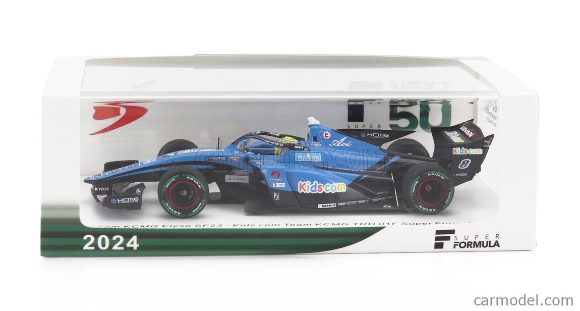 ミニカー Kids com KCMG SF23 2024 14 / スーパーフォーミュラ|1/43スケールスパーク 1/43スケール