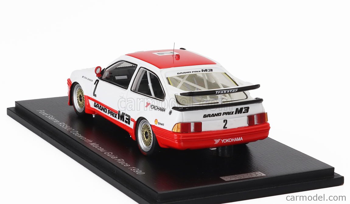 Modellino Ford Sierra RS 500 1:43 Spark - Stefan Johansson, Macao Guia Race 1990