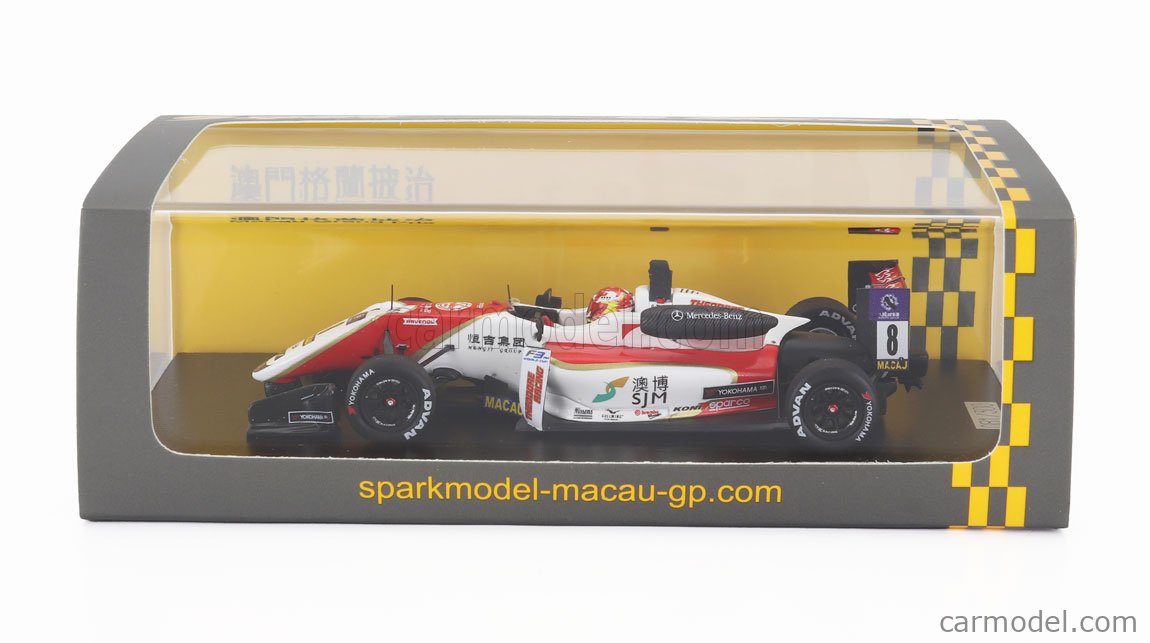 SPARK-MODEL SA255 Scale 1/43 | DALLARA F312 N 8 MACAU F3