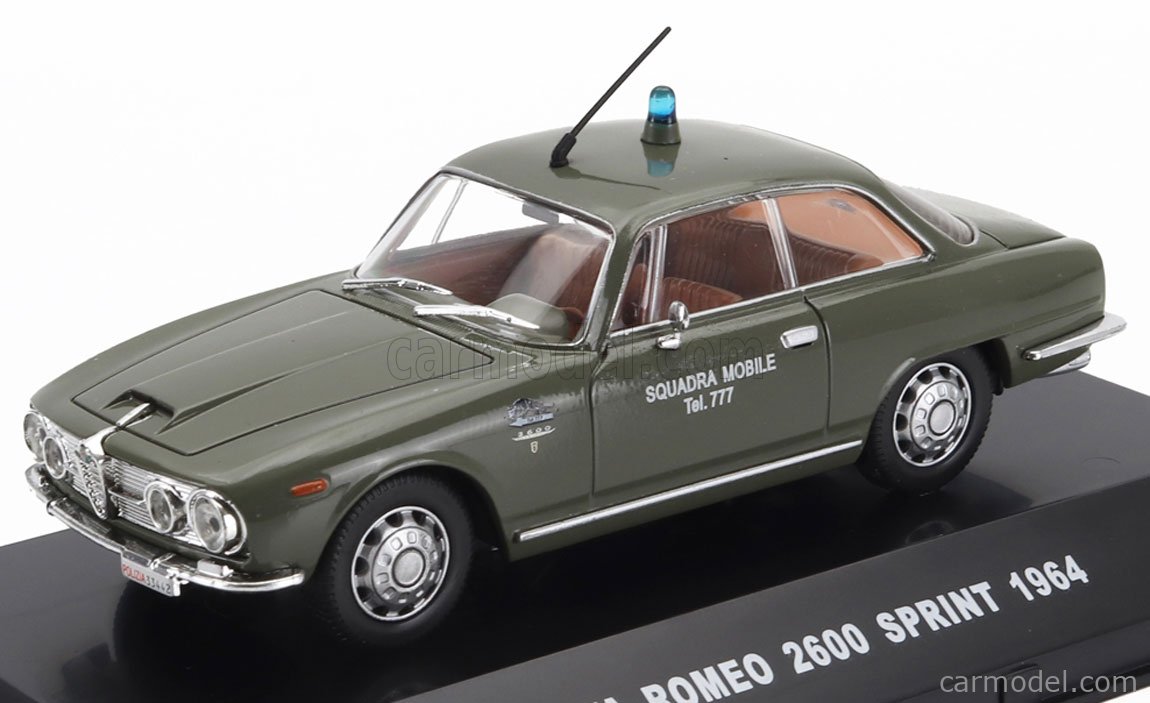 Miniature Alfa Romeo 2600 1/43 Matrix Spider Bleu Foncé 1962 Miniature Alfa Romeo 2600 1/43 Matrix Spider Bleu Foncé 1962