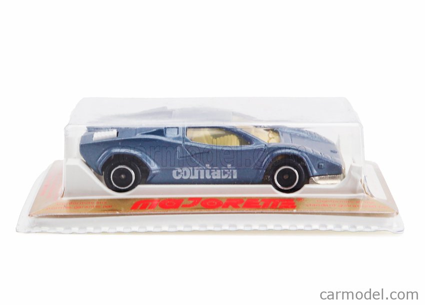MAJORETTE 237 Scala 1/64 LAMBORGHINI COUNTACH LIGHT BLUE MET