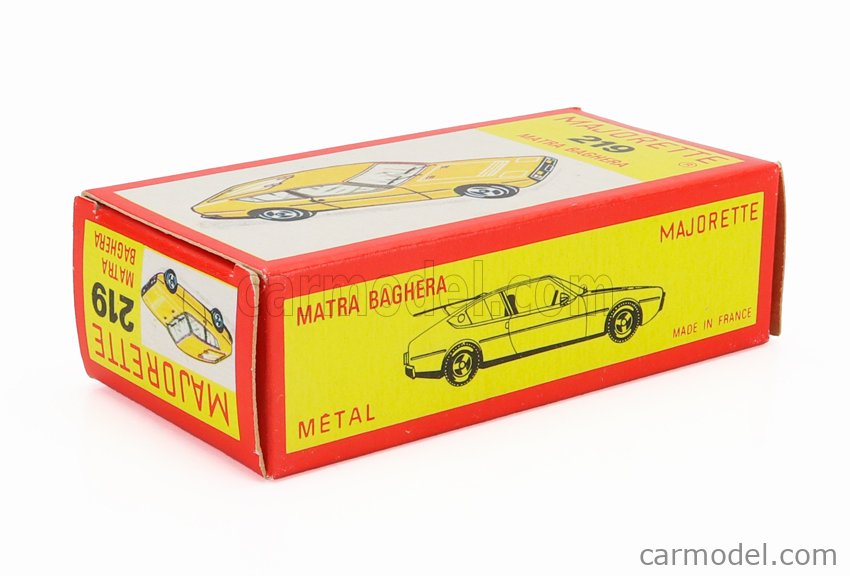 Majorette Serie 200 Matra Bagheera #219 Orange - échelle 1/60, Blister Scellé