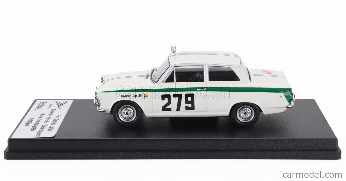 Miniature Trofeu 1/43 - Ford Lotus Cortina #8 - Vainqueur Montes Claros 1969