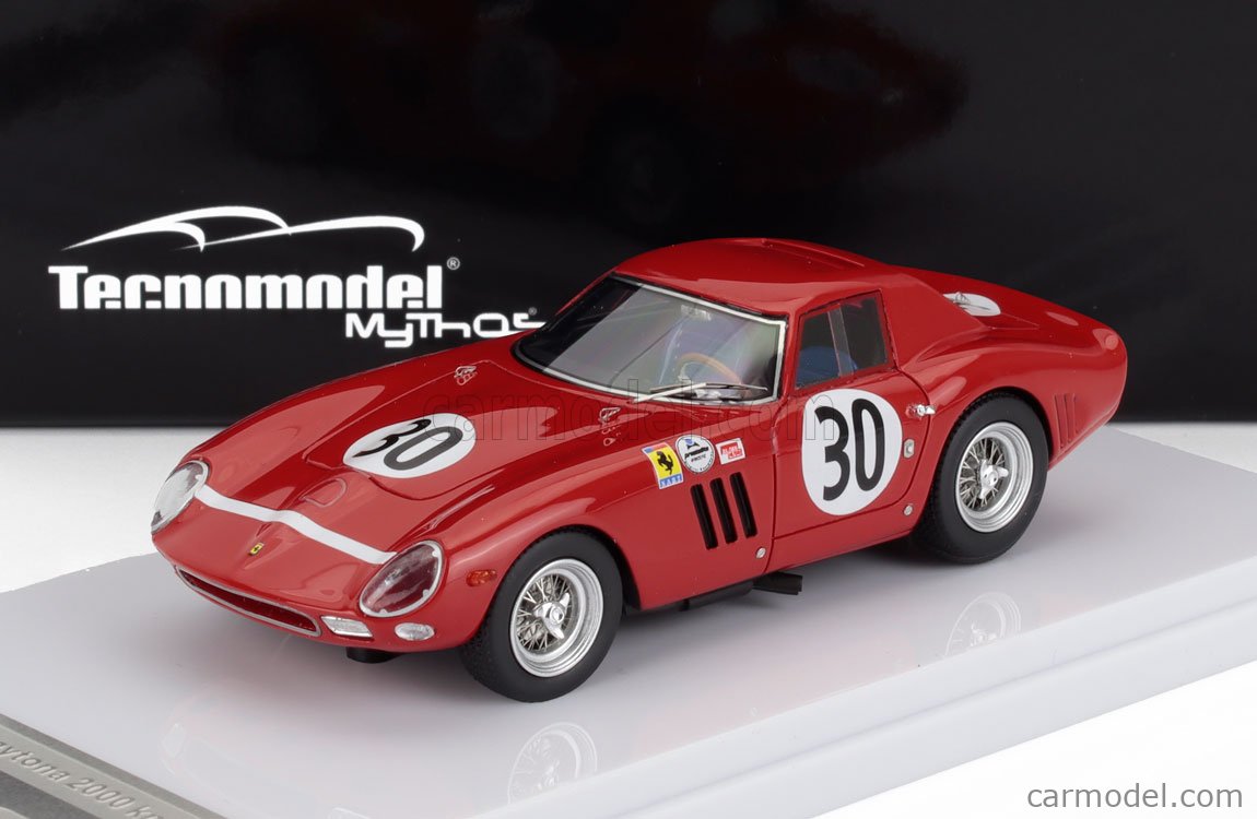 Miniature FERRARI 250 GTO 64 30 PHIL HILL/PEDRO RODRIGUEZ 2000KM DAYTO... 1/43