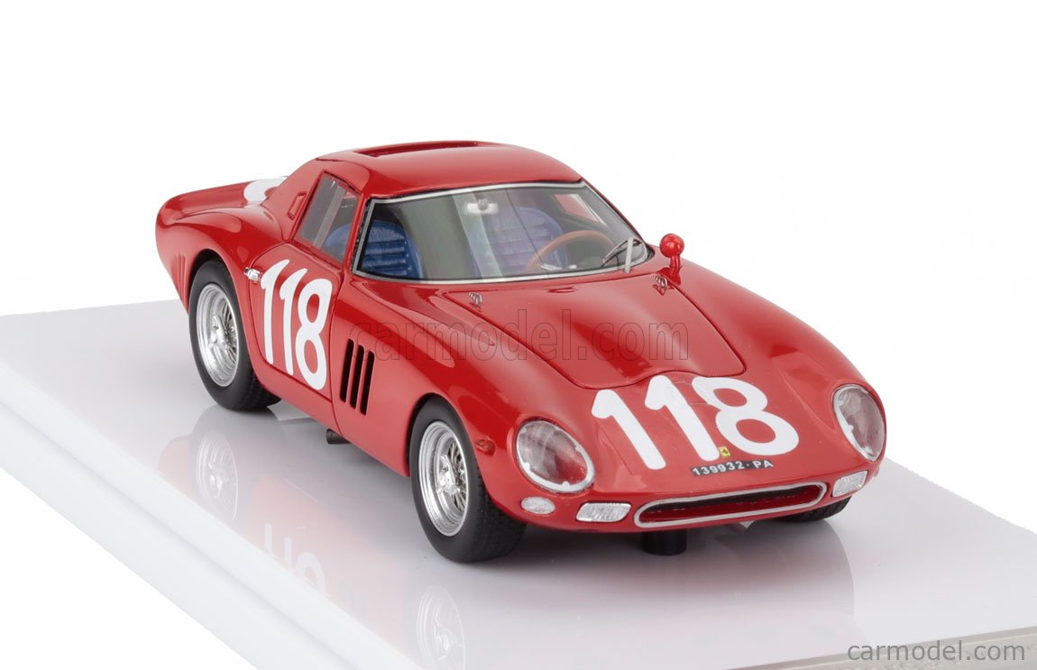 Modèle Réduit Ferrari 250 GTO/64 échelle 1/43 En Résine - Tecnomodel - Rouge - Édition Limitée
