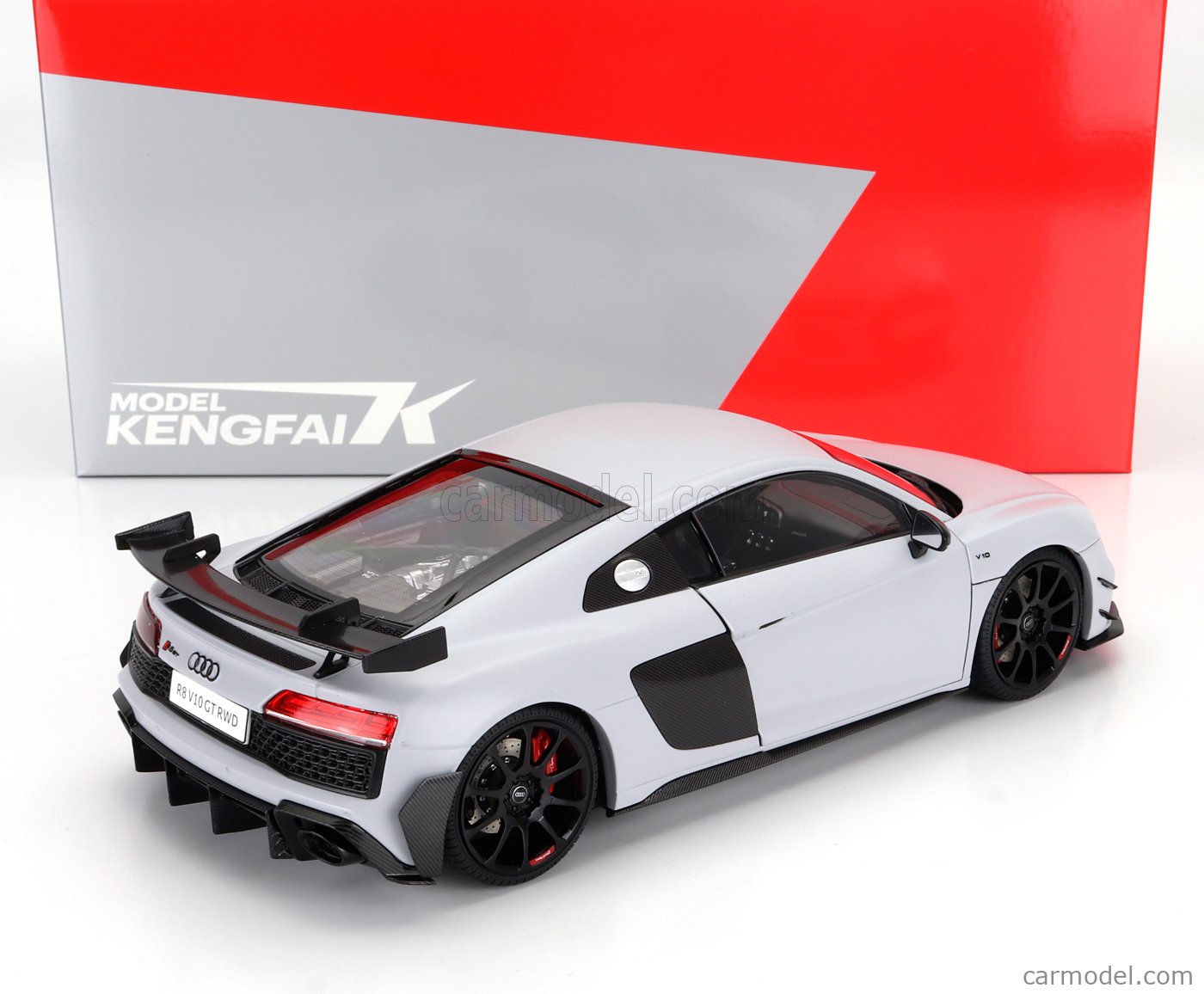 NZG VAKF-0357 Scale 1/18 | AUDI R8 COUPE GT 2019 WHITE MET