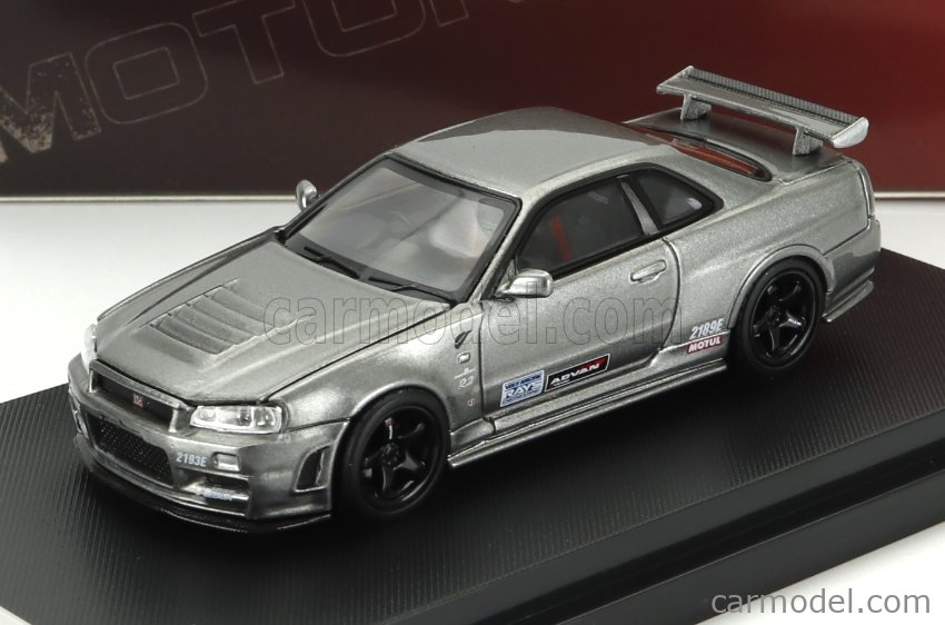 MOTORHELIX M63422B Scale 1/64 | NISSAN SKYLINE GT-R (R34