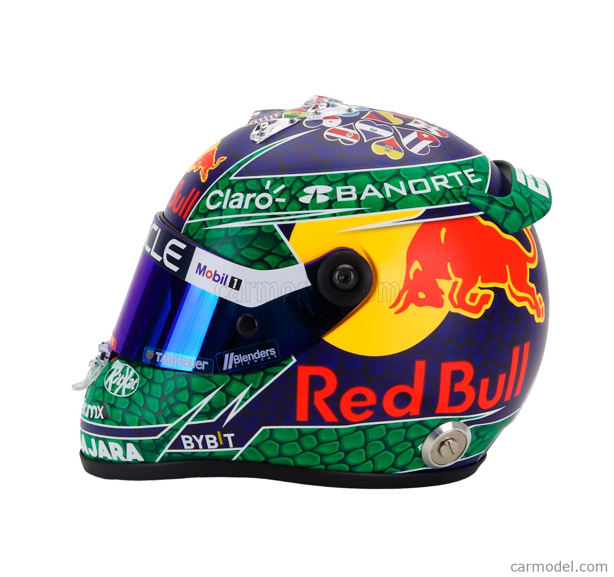 Mini Casque Sergio Perez 1/2 – GP Monaco 2023, Schuberth, Red Bull, Neuf Boîte D'origine
