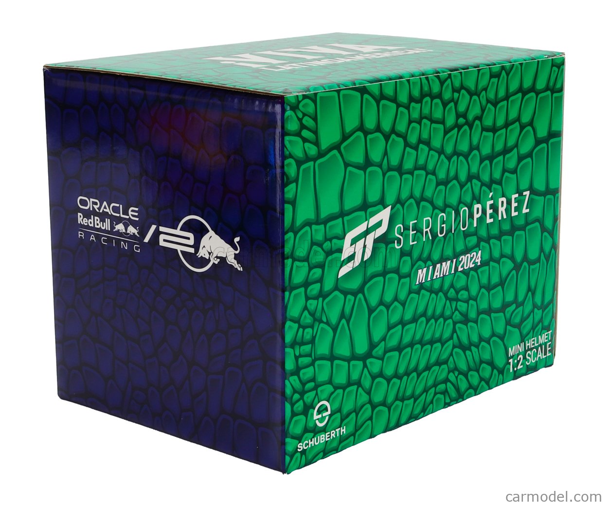 Mini Helmet 1/4 SP MH 4 23 MX Casque Sergio Perez   Mexico GP 2023 diecast modelcar