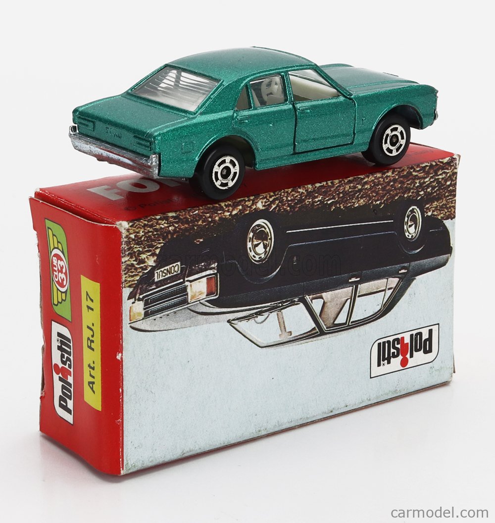 Miniature Polistil Ford Consul 1/64 - Année 1980 - Métal Multicolore - France