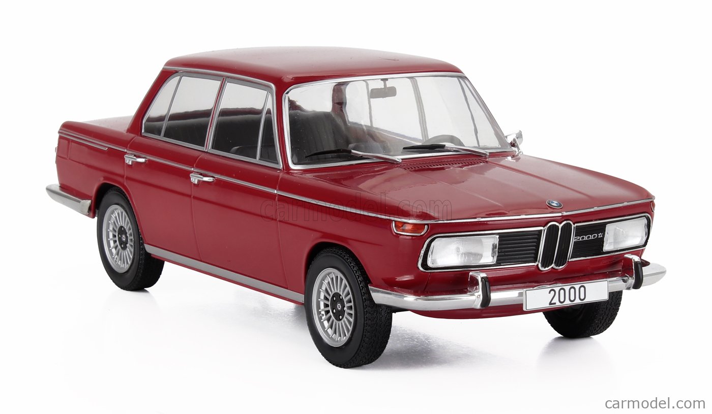 MCG MCG18543 Scale 1/18 | BMW 2000 Ti (TYPE 121) 1966 DARK RED