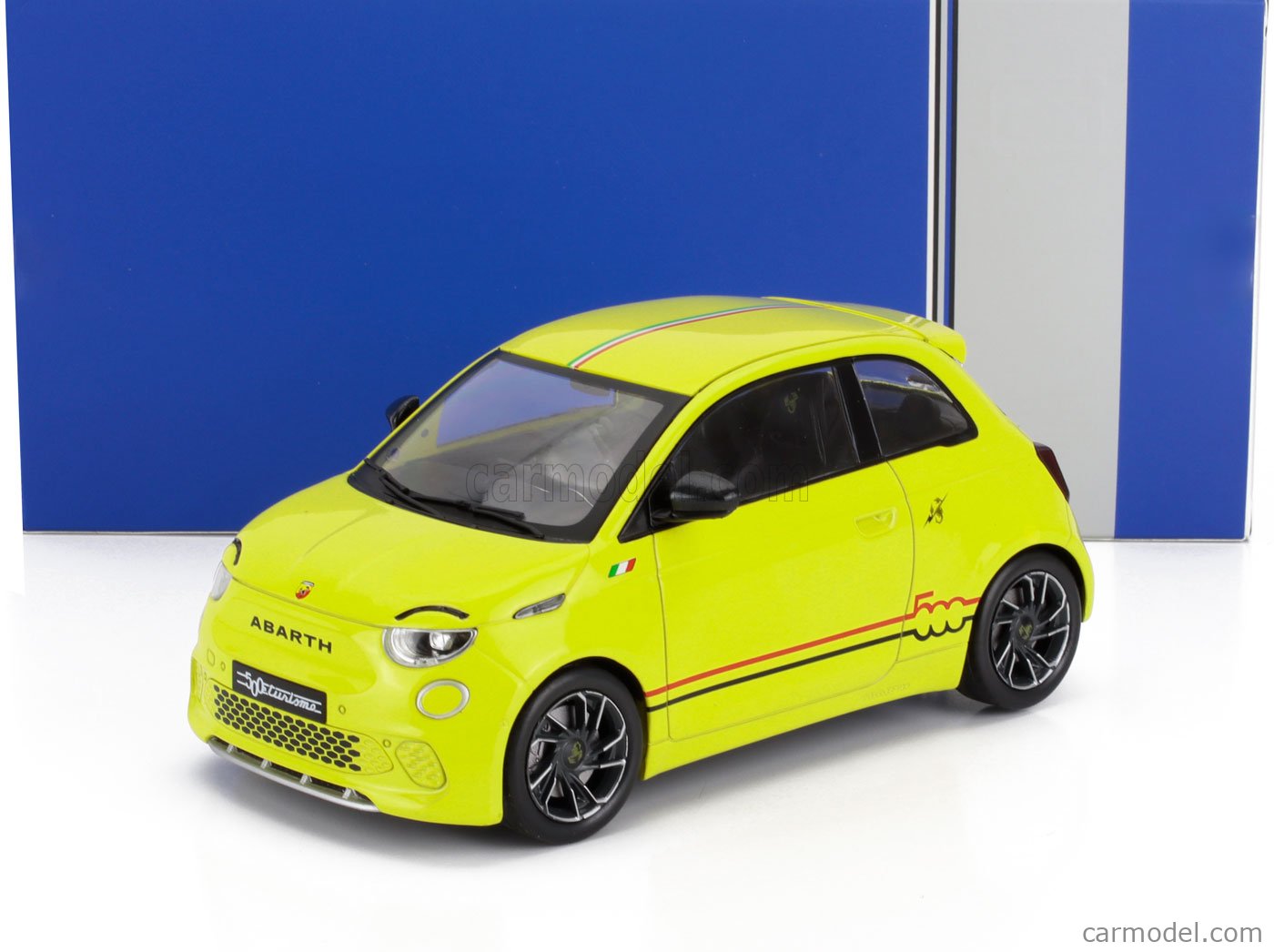 MCG MCG18498 Scale 1/18 | FIAT 500e ABARTH 2024 YELLOW