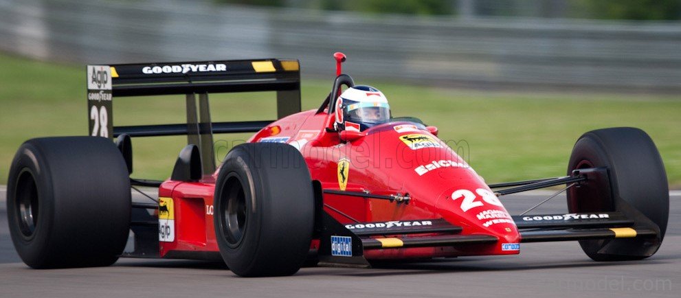 GP-REPLICAS GP184B Scale 1/18 | FERRARI F1 87 N 28 WINNER