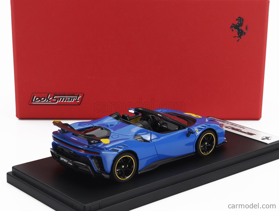Looksmart 1/43 Ferrari SF90 XX Stradale Spider 2024 – Blanc/Orange/Noir LS552C