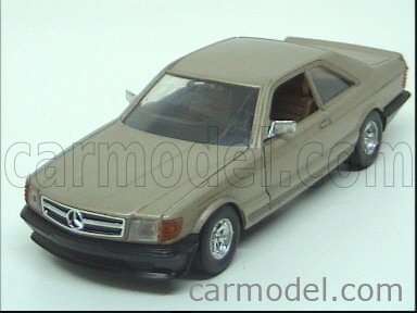 BURAGO / Scale 1/24 | MERCEDES BENZ 500 SEC GOLD MET