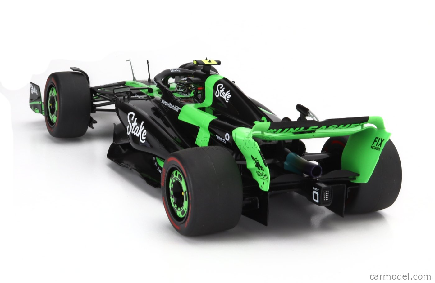 Modellino Sauber C44 F1 1:18 – Team Stake Kick – GP Bahrain 2024 – Zhou Guanyu – Solido
