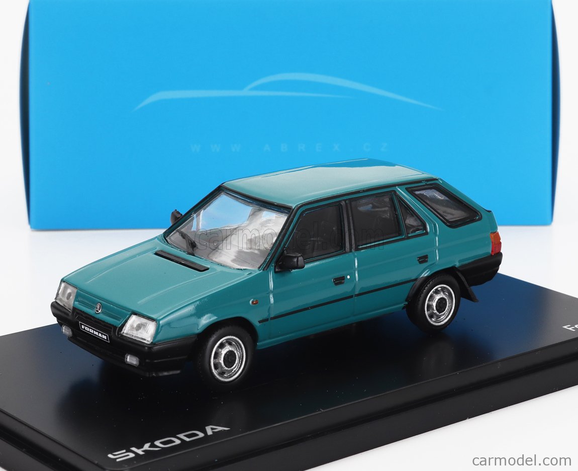 Miniature Skoda Forman SW 1993 Gris - Abrex 1/43 - Neuf Sous Boîte