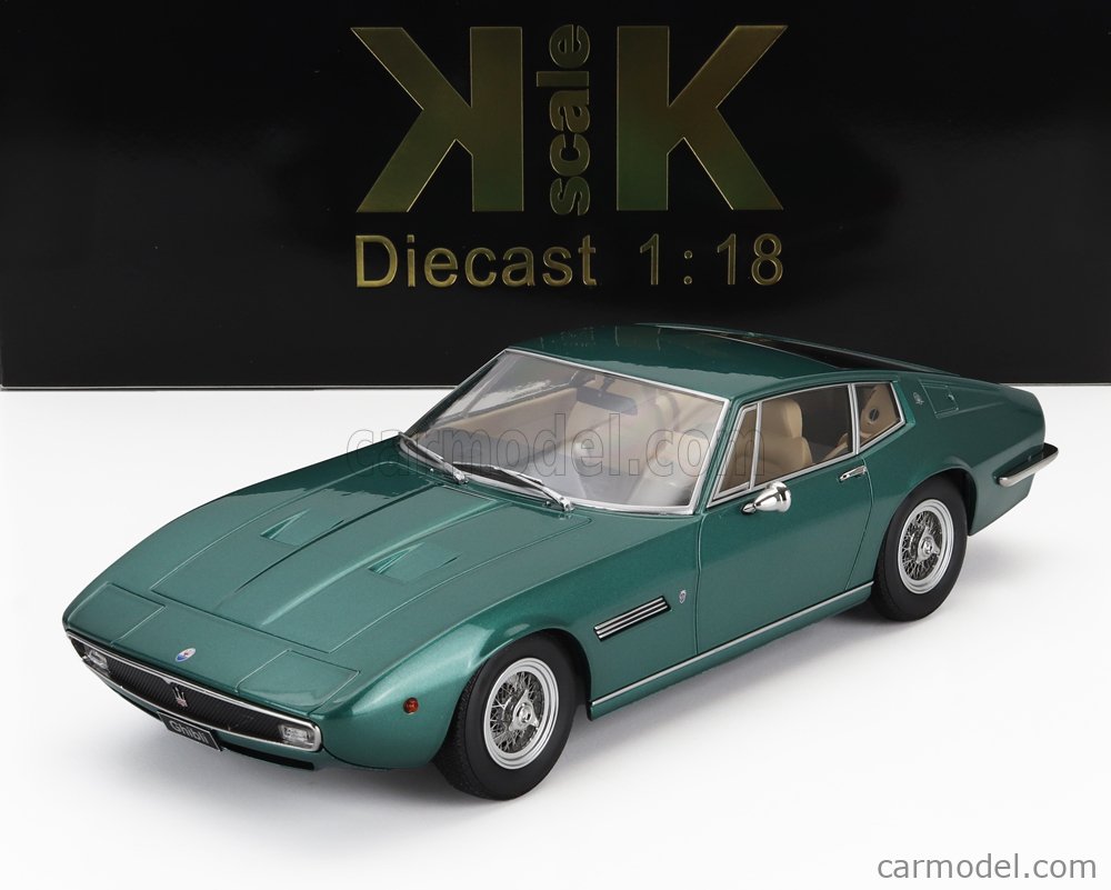 KK-SCALE KKDC181272 Scale 1/18 | MASERATI GHIBLI COUPE 1969 GREEN MET