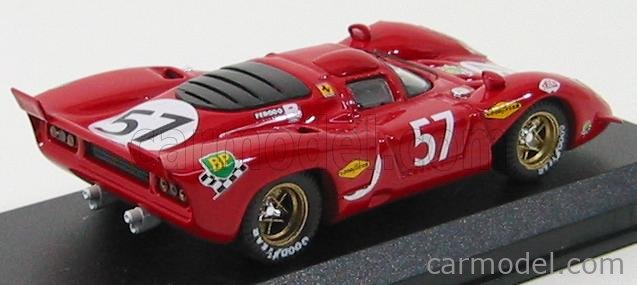 BEST-MODEL 9290 Scale 1/43 | FERRARI 312P 3.0L V12 COUPE TEAM N.A.R.T N ...