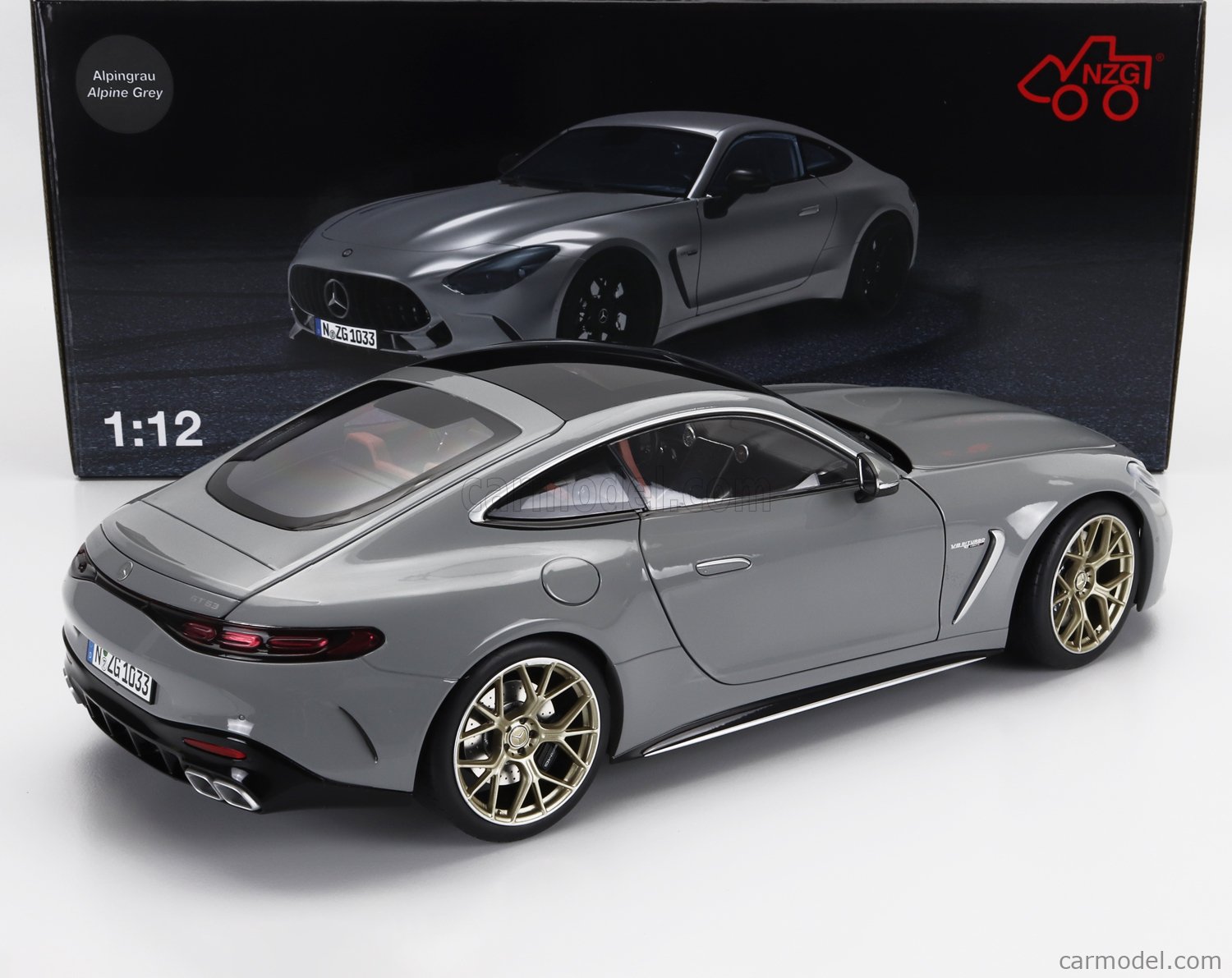 Mercedes-Benz AMG シルバー ミニカー 1/18 NZG 10331/52 Scale 1/12 | MERCEDES BENZ AMG GT63 V8 BITURBO (C192