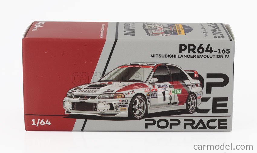 POP-RACE-LIMITED PR640165 Scale 1/64 | MITSUBISHI LANCER EVO