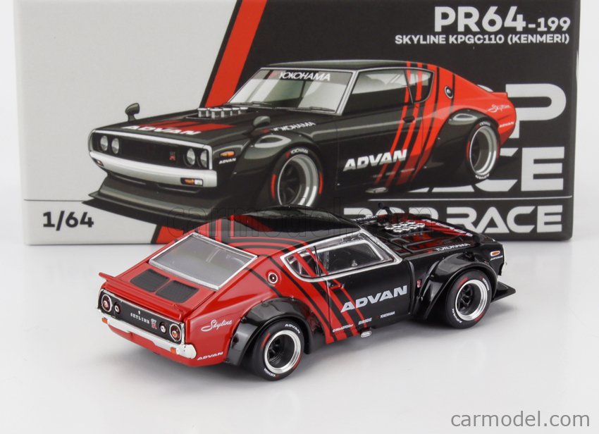 POP-RACE-LIMITED PR640199 Scale 1/64 | NISSAN SKYLINE GT-R V8 (R34