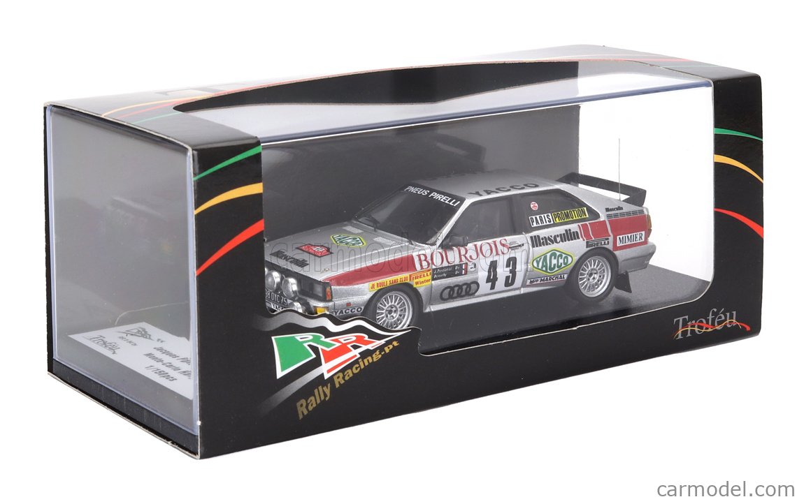 Trofeu RRFR74 Audi Quattro Monte Carlo 1983 No.48 Bos / Demuth 1/43