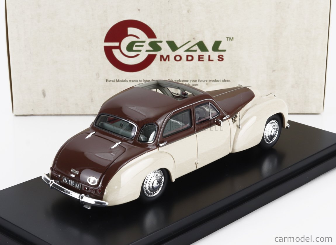 Modellino Auto Esval 1:43 – Limousine Delage D6 3L Di Autobineau 1948-54. Modello Da Collezione In Scala, Nuovo In Confezione Originale.