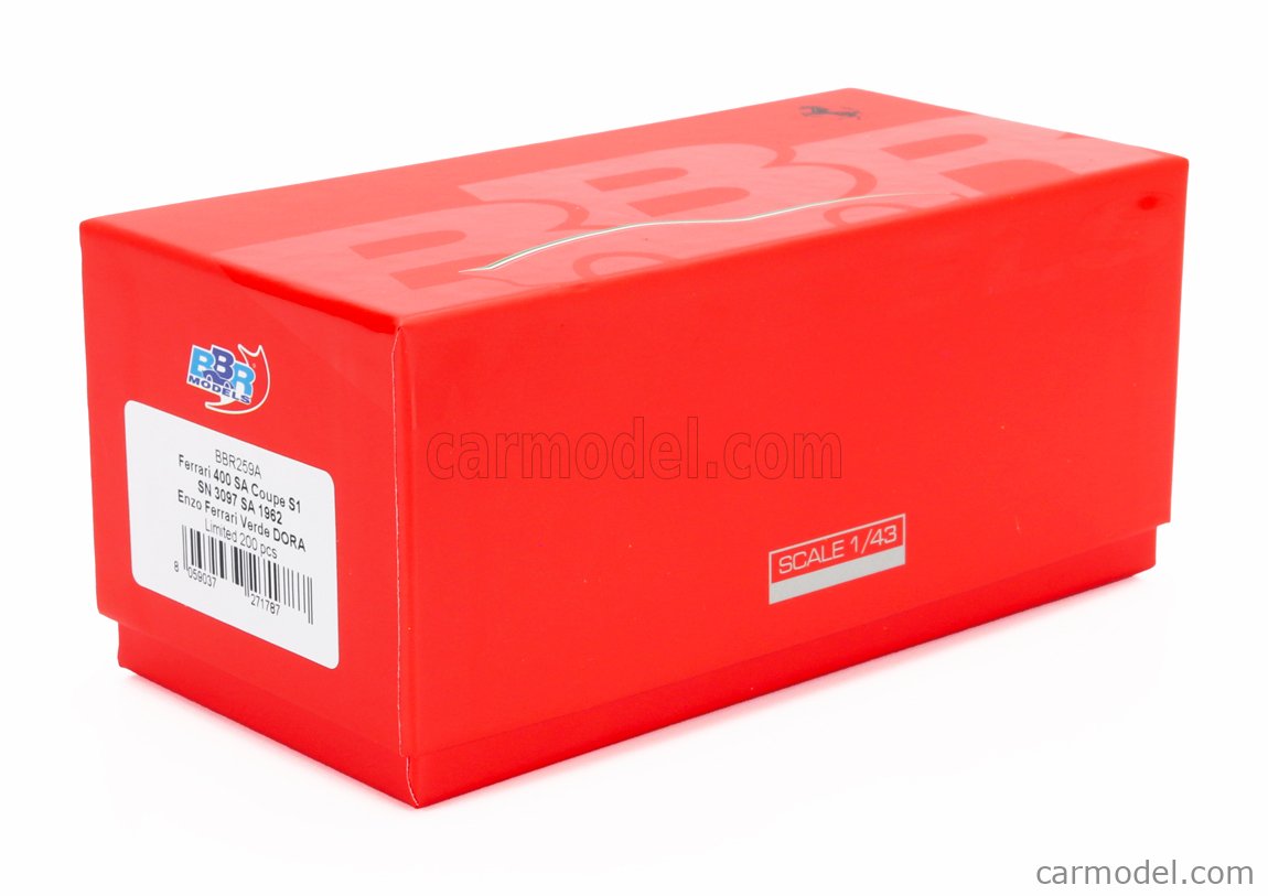 BBR-MODELS BBR259A Scale 1/43 | FERRARI 400SA SUPERAMERICA s/n.3097SA ...