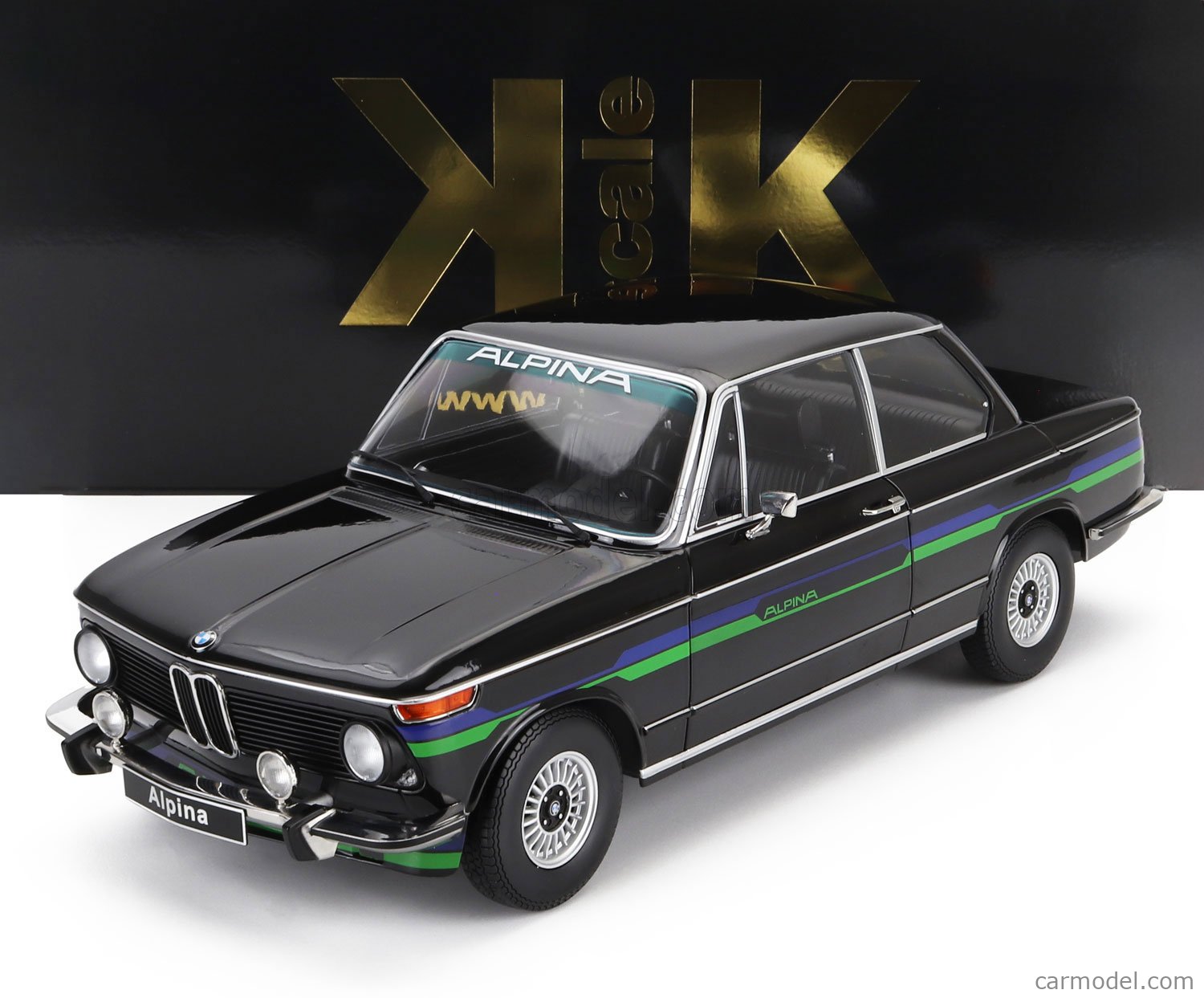 KK-SCALE KKDC120105 Scale 1/12 | BMW 2002 ALPINA 2-SERIES 1974 BLACK