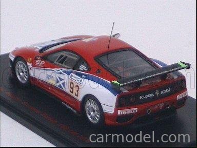 Miniature Ferrari 360 Modena Scuderia Ecosse N°93 – Le Mans 2005 – Red Line 1/43 (occasion, Très Bon état)