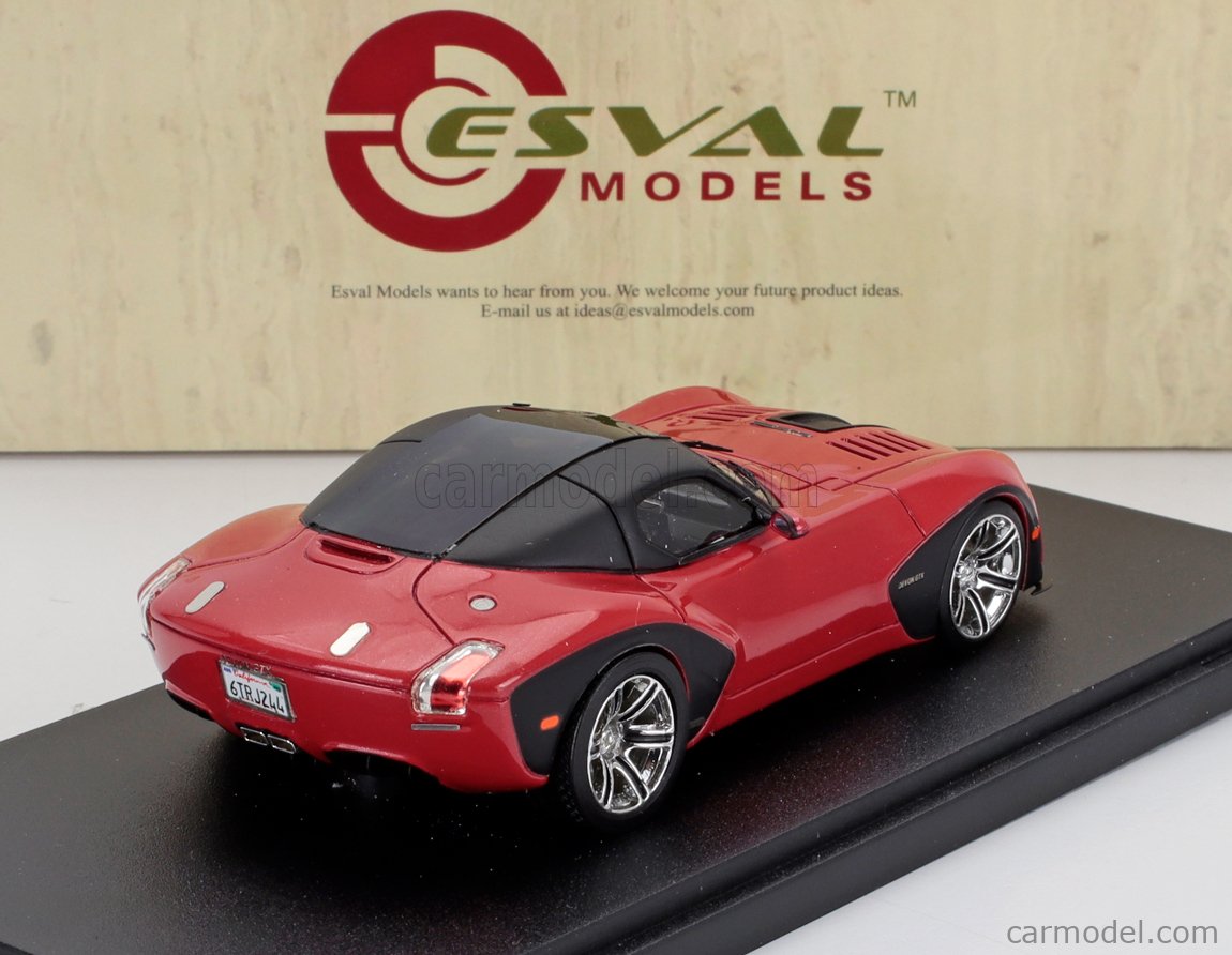 Modèle réduit Devon - Gtx 2010 - Rouge ,noir 1/43 | Esval Model