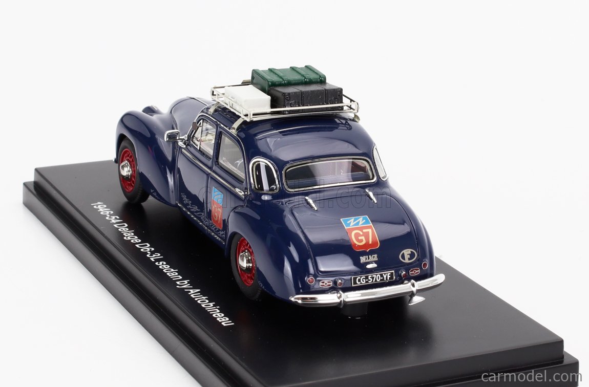 1948-54 Delage D6-3L Sedan by Autobineau Scale Model in 1:43 Scale by