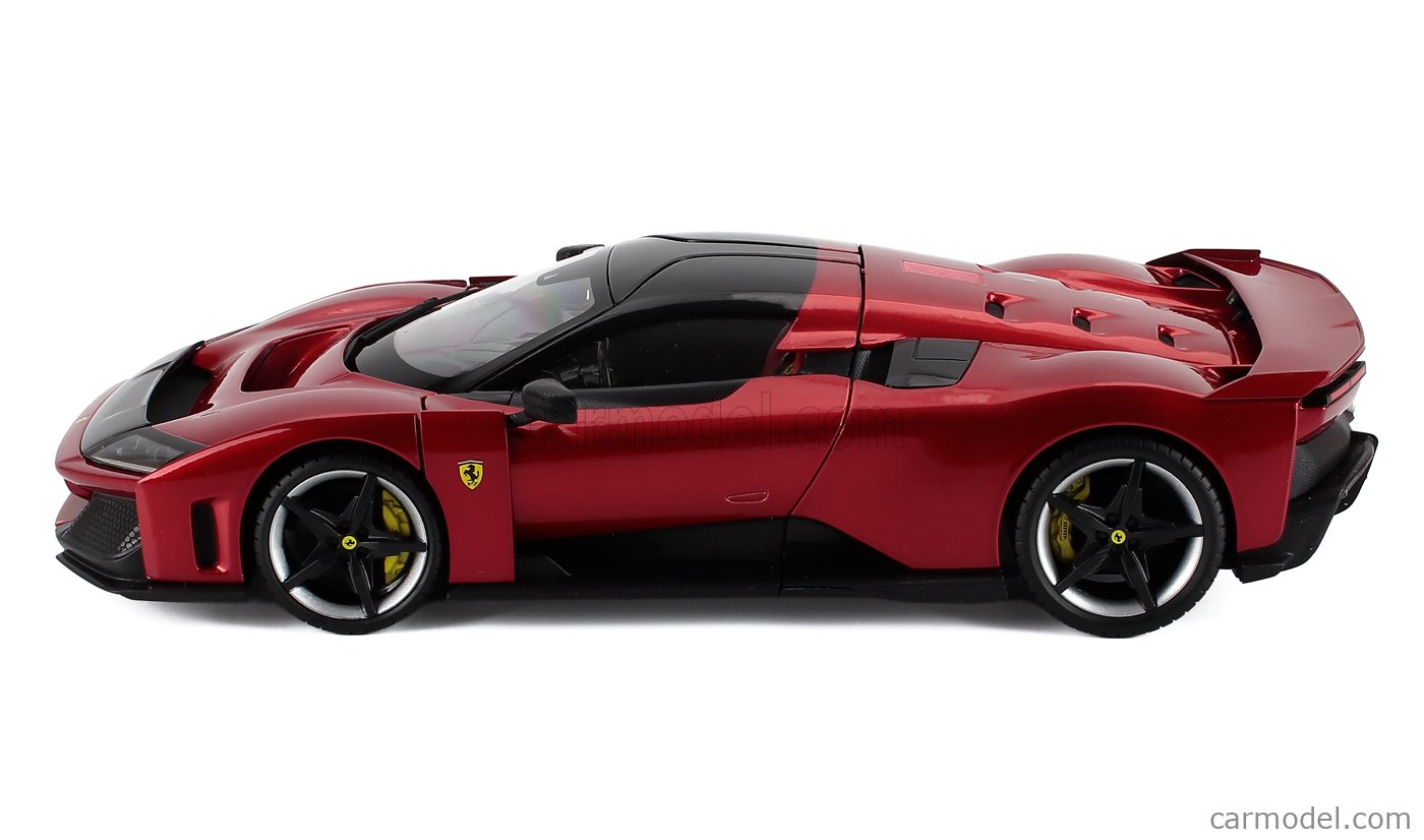 BURAGO 18-16919 Scale 1/18 | FERRARI F80 2024 - SILVER BLACK