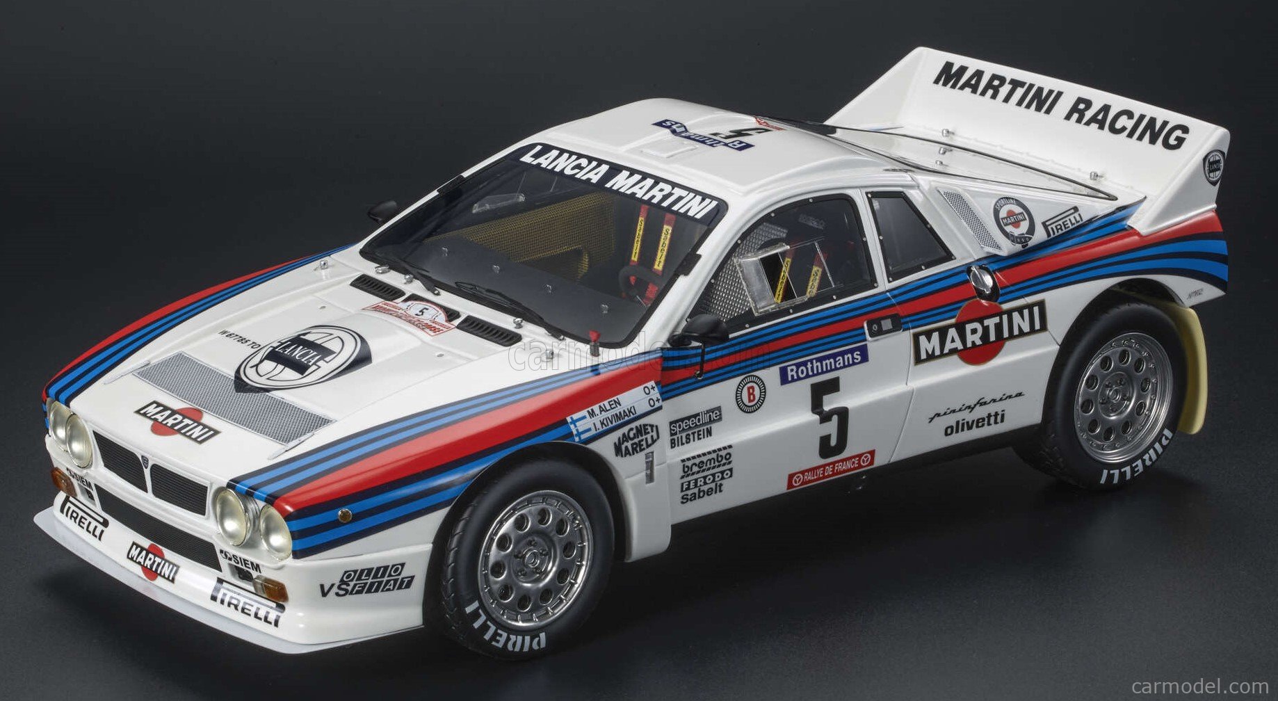 Modèle Réduit Lancia - 037 Martini Racing N 1 Winner Rally Montecarlo 1983 Walter Rohrl Christian Geistdorfer