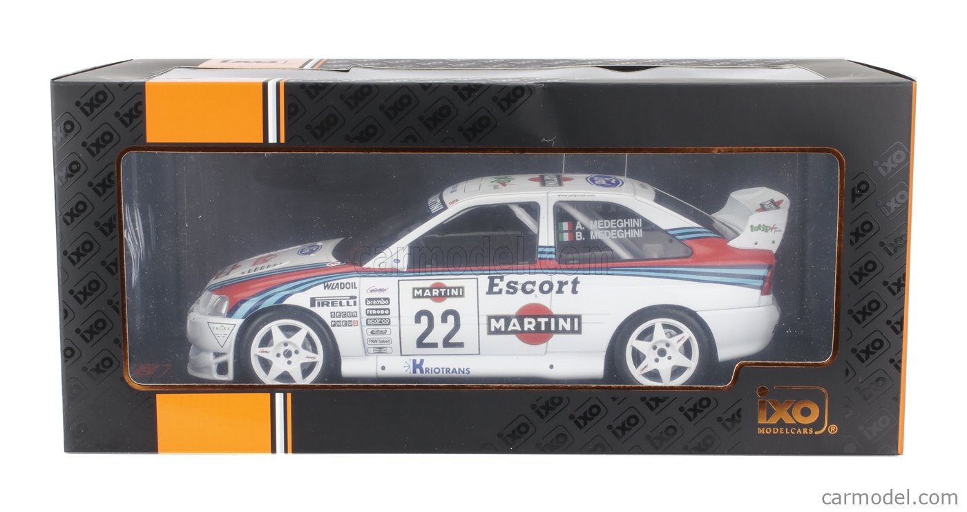 Modèle Réduit Ford Escort WRC Martini Racing 1998 - échelle 1/18 IXO, Neuf