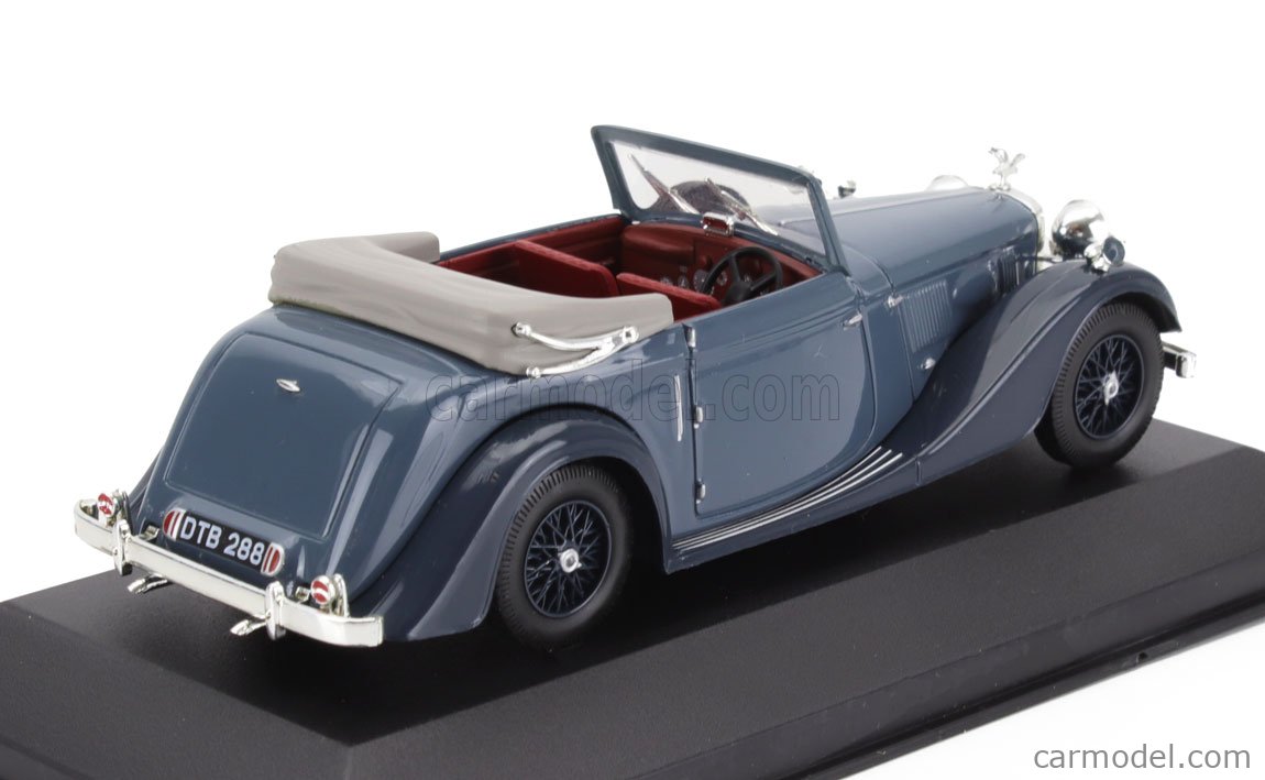 Dinky Toys GB N°38D Alvis Cabriolet Vert – 1/43 – Zamac – état D'usage