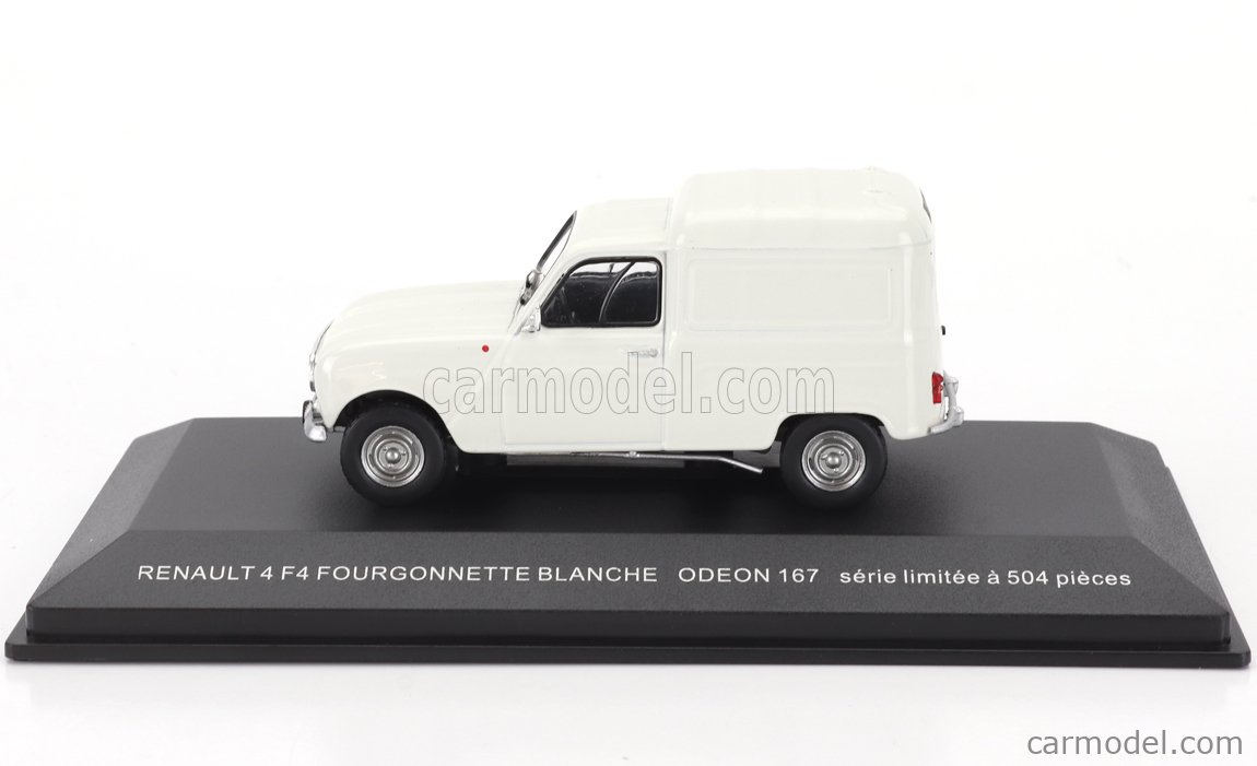 Miniature Renault 4 F4 Fourgonnette Blanche 1/43 ODEON 167 ODEON OD167