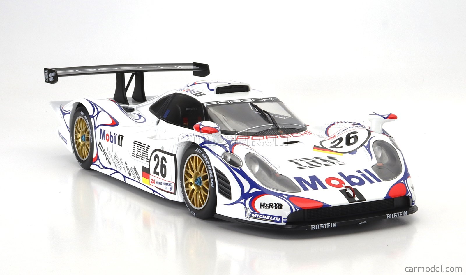 1:43 1998 24 Hours Of Le Mans Winner -- #26 Porsche 911 GT1-98 -- Spar