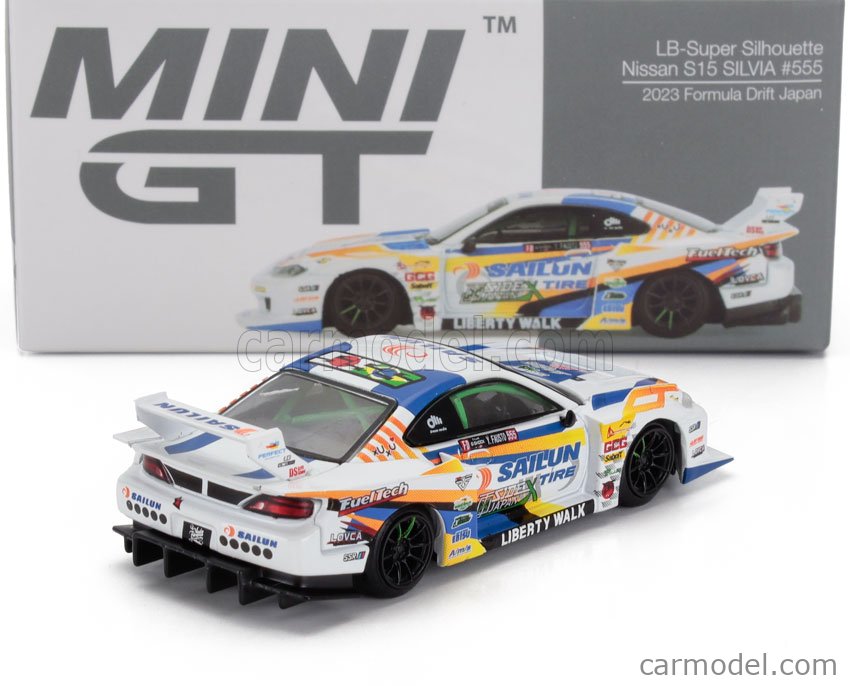 MINI-GT MGT00895-R Scale 1/64 | NISSAN SILVIA (S15) LB SUPER